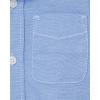 imageThe Childrens Place Baby Boys and Toddler Boys Short Sleeve Oxford Button Down ShirtLight Blue