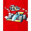 imageThe Childrens Place Baby and Toddler Boys Vehicle Short Sleeve Graphic TShirts MultipackConstructionRacecarTrain
