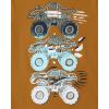 imageThe Childrens Place Baby and Toddler Boys Vehicle Short Sleeve Graphic TShirts MultipackDinoMonster TruckAnimals