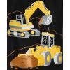 imageThe Childrens Place Baby and Toddler Boys Vehicle Short Sleeve Graphic TShirts MultipackExcavatorMy LuckRace Cars