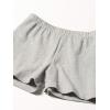 imageThe Childrens Place Girls Basic Cartwheel ShortsHeather Grey Single