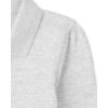 imageThe Childrens Place Girls Long Sleeve Pique PoloLunar Gray Single