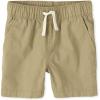 imageThe Childrens Place Boys and Toddler Essential Jogger ShortsFlax Single