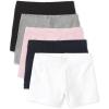 Black/White/Heather Gray/Tidal/Shell 5-pack