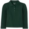 imageThe Childrens Place Girls Long Sleeve Pique PoloSpruce Green Single