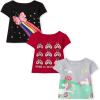 imageThe Childrens PlaceBaby and Toddler Girls Graphic Tee 3PackMulti CLR3T