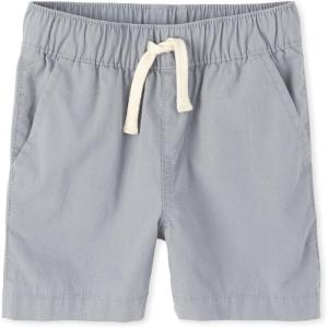 imageThe Childrens Place Boys and Toddler Essential Jogger ShortsFin Gray Single
