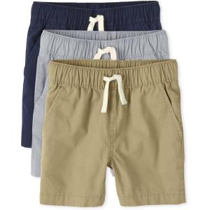 imageThe Childrens Place Boys and Toddler Essential Jogger ShortsMulti Color