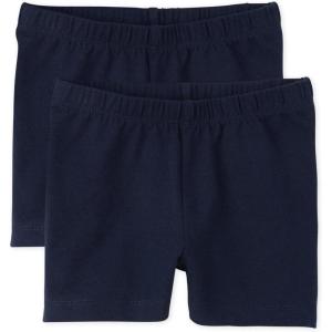 imageThe Childrens Place Girls Basic Cartwheel ShortsTidal 2pack