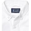 imageThe Childrens Place Baby Boys and Toddler Boys Long Sleeve Oxford Button Down ShirtWhite3T