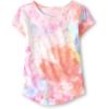 imageThe Childrens Place Girls Short Sleeve Knit TShirtPink Sea Salt