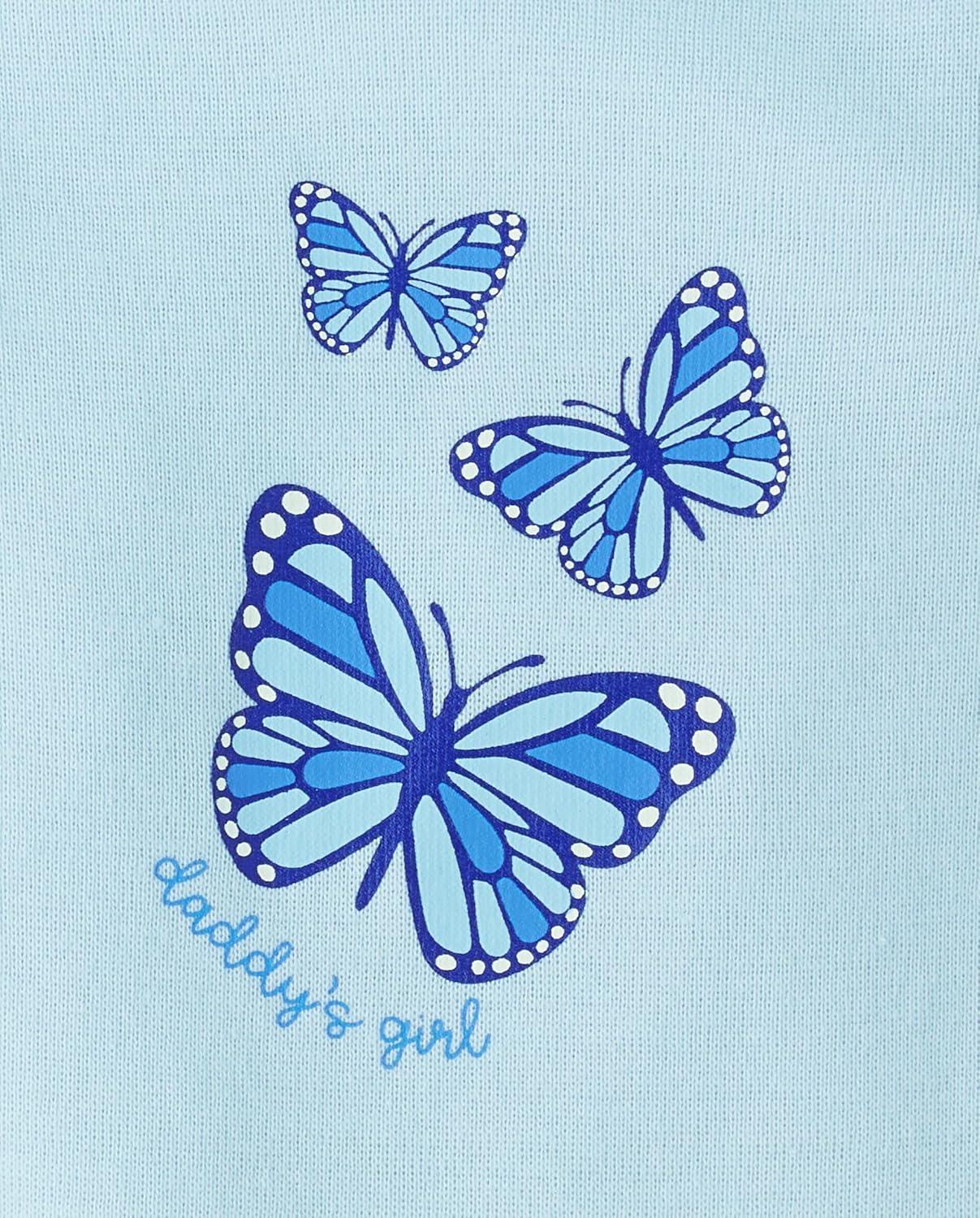 imageThe Childrens Place babyboys And Newborn Short Sleeve Bodysuits MultipacksBaby Blue Floral 5pack