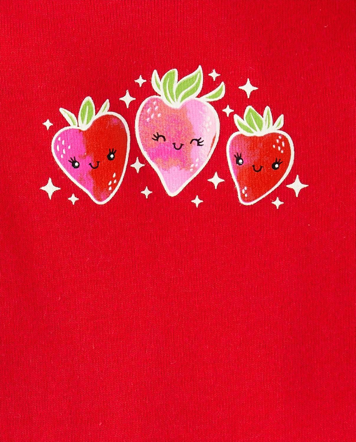 imageThe Childrens Place babyboys And Newborn Short Sleeve Bodysuits MultipacksStrawberry Red 5pack
