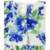 imageThe Childrens Place Baby Girls and Newborn Casual Short Sleeve Dress with Diaper CoverRenew Blue Floral