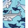 imageThe Childrens Place BabyBoys and Toddler Snug Fit 100 Cotton Short Sleeve Top and Shorts 2Piece Pajama SetJawsome Sharks