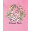 imageThe Childrens Place babyboys And Newborn Short Sleeve Bodysuits MultipacksFlower ChildBeautiful 5pack