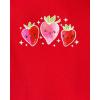 imageThe Childrens Place babyboys And Newborn Short Sleeve Bodysuits MultipacksStrawberry Red 5pack