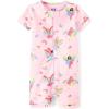 imageThe Childrens Place Baby Girls and Newborn 100 Cotton Short Sleeve Zip Front One Piece Footless PajamasRainbow Fairies