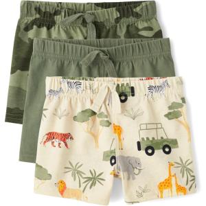 imageThe Childrens Place and Newborn Jogger BottomsSafari 3pack