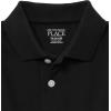 imageThe ChildrenS Place Boys Long Sleeve Pique PoloBlack Single