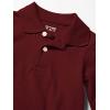 imageThe ChildrenS Place Boys Long Sleeve Pique PoloRedwood Single