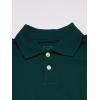 imageThe ChildrenS Place Boys Long Sleeve Pique PoloSpruce Green Single