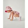 imageThe Childrens Place BabyGirls and Newborn First Steps Sneakers Walker ShoeColorblock Pink