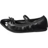 imageThe Childrens Place Girls Kayla Velvet Flat Shoe ShoeBlack