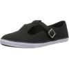 imageThe Childrens Place Girls Kayla Velvet Flat Shoe ShoeBlack