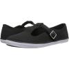 imageThe Childrens Place Girls Kayla Velvet Flat Shoe ShoeBlack