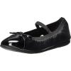 imageThe Childrens Place Girls Kayla Velvet Flat Shoe ShoeBlack