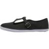 imageThe Childrens Place Girls Kayla Velvet Flat Shoe ShoeBlack