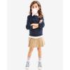 imageThe Childrens Place Girls Uniform Pleated SkortBisquit