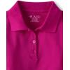imageThe Childrens Place Multipack Short Sleeve Pique PoloAurora PinkSparkle PinkPurple 3pack