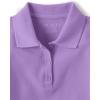 imageThe Childrens Place Multipack Short Sleeve Pique PoloAurora PinkSparkle PinkPurple 3pack
