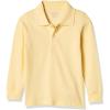 imageThe ChildrenS Place Boys Long Sleeve Pique PoloNew Yellow Single