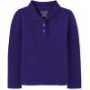imageThe Childrens Place Baby Girls and Toddler Long Sleeve Ruffle Pique PoloRegal Violet Single