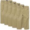 imageThe Childrens Place and Toddler Relaxed Straight Chino PantsmultipacksFlax 5 Pack