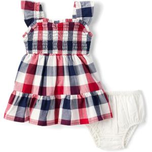 imageThe Childrens PlaceBabyGirlsand Newborn Casual Sleeveless DressAmericana Gingham12 Months18 Months