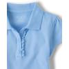 imageThe Childrens Place Short Sleeve Ruffle Pique PolomultipacksDaybreak 3pack