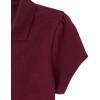 imageThe Childrens Place Short Sleeve Ruffle Pique PolomultipacksRubine 4pack