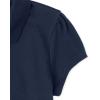 imageThe Childrens Place Short Sleeve Ruffle Pique PolomultipacksTidal 5pack