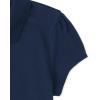 imageThe Childrens Place Short Sleeve Ruffle Pique PolomultipacksTidalClassic RedWhite 6pack