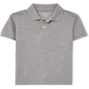 imageThe Childrens Place Baby and Toddler Boys Short Sleeve Polo ShirtSmoke