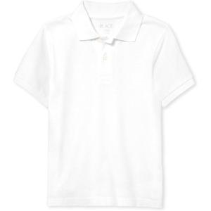 imageThe Childrens Place Baby and Toddler Boys Short Sleeve Polo ShirtWhite Single