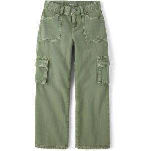 imageThe Childrens Place Girls Baggy JeansOlive Tinge Cargo