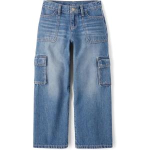 imageThe Childrens Place Girls Baggy JeansOrchard Wash Cargo
