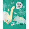 imageThe Childrens Place And Toddler Snug Fit 100 Cotton Short Sleeve Top and Pants 2 Piece Pajama SetDinos Green