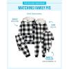 imageThe Childrens Place Baby Family Matching Holiday Pajama Sets FleeceBlackWhite Check