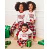 imageThe Childrens Place Baby Family Matching Holiday Pajama Sets FleeceRed Xmas Crew 24